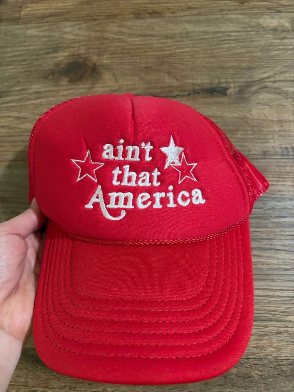 Ain’t That America Red Trucker Hat
